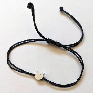 luckeeluv jewelry | Silver Cat Charm Bracelet | OS